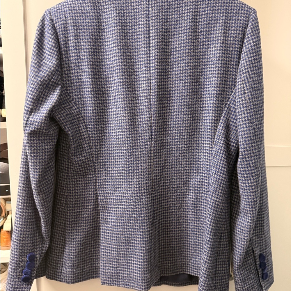 Kiton Blue and Gray Checkered Jacket - Picture 3 of 7